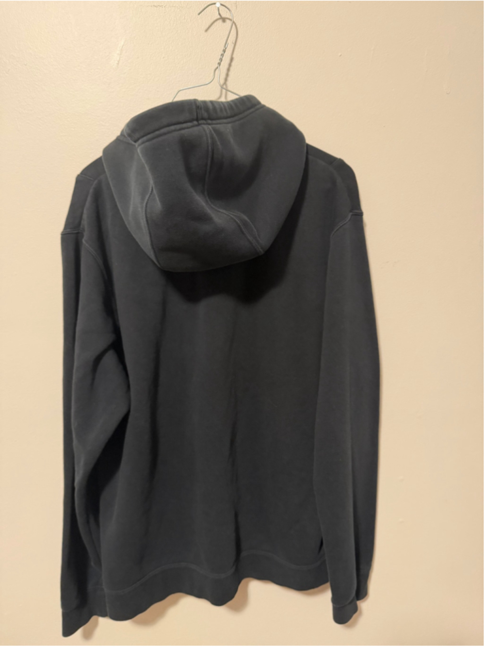 Men's Nike Hoodie Sweatshirt Size M Black and Grey - Picture 6 of 7